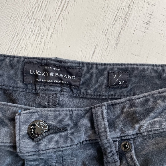 Women’s Lucky Brand Crushed Velvet Jeans Size 8/29 - Picture 3 of 8
